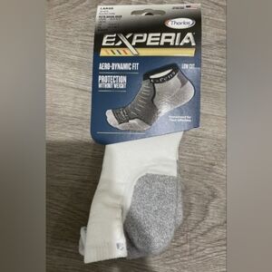 Thorlos Experia Low Cut White Micro Mini Large 10.5-11.5